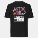 Astroworld Black Beyond Belief T-Shirt back
